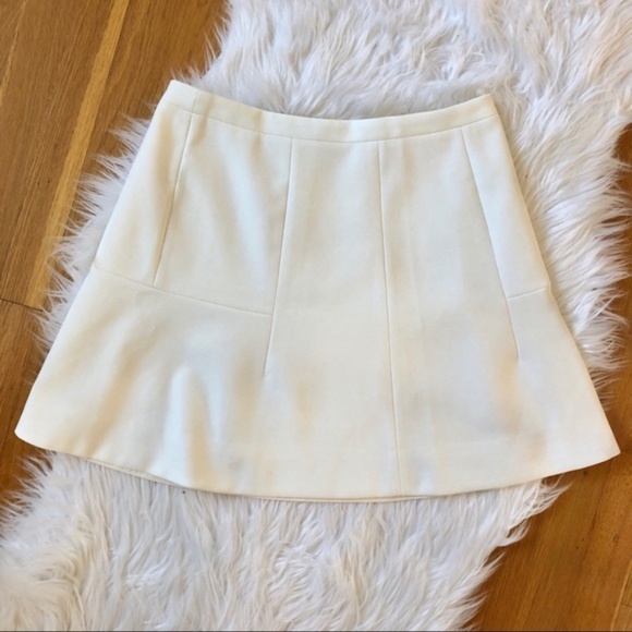 J. Crew Dresses & Skirts - J. CREW NEW Off White Fit & Flare Skirt 6 NWOT